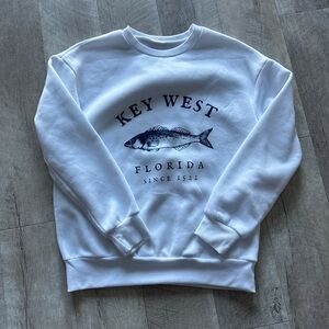 White Key West FL Crewneck